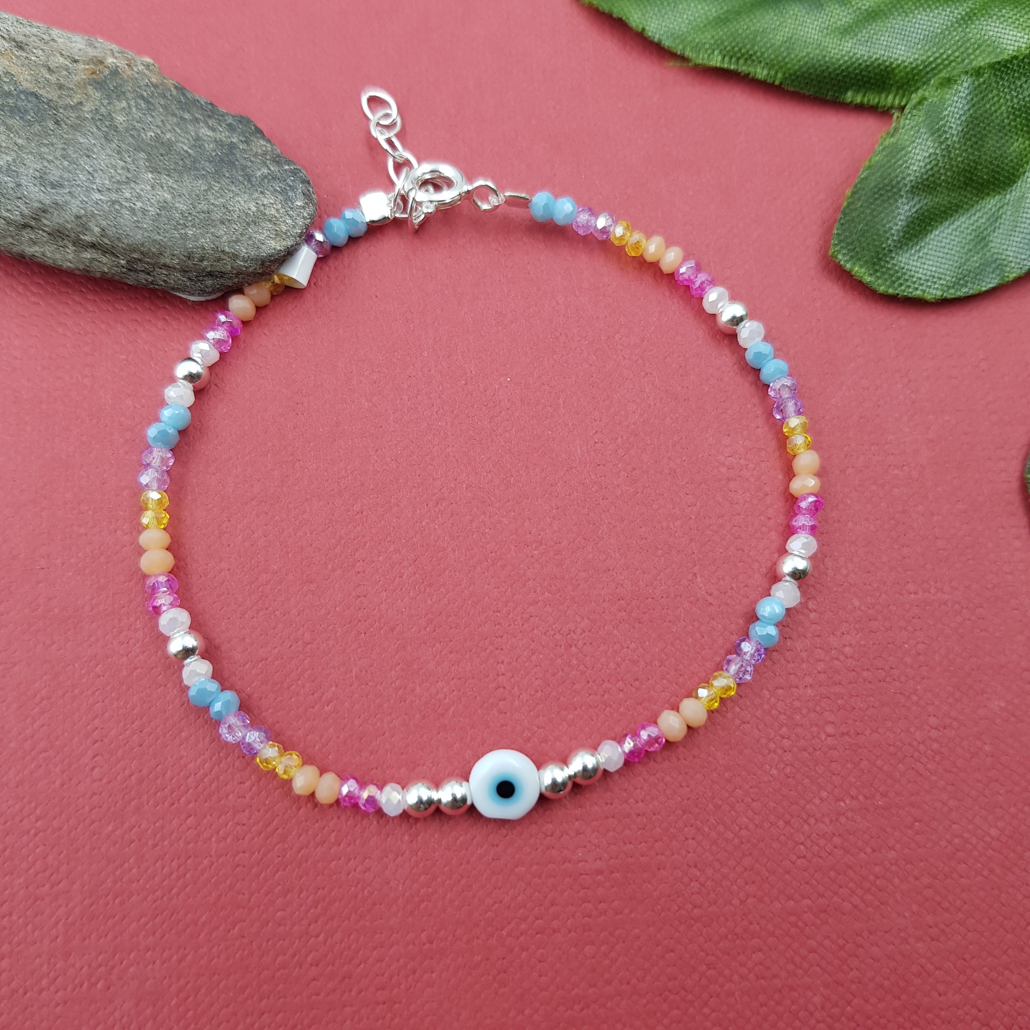 Pure 925 Hallmarked Silver Bracelet 9744-22