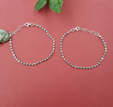 Pure 925 Hallmarked Silver Kid's Anklet 9759-22