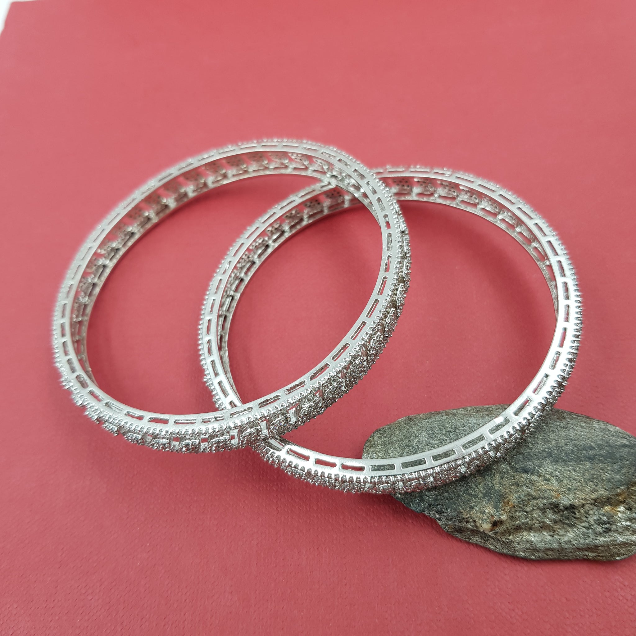 Zircon/AD Bangles/Kada 9743-08
