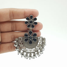 Chandbali Oxidized Earring 6953-28