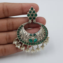 Chandbali Oxidized Earring 4679-59