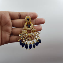 Blue Zircon/AD Earring 1334-5399