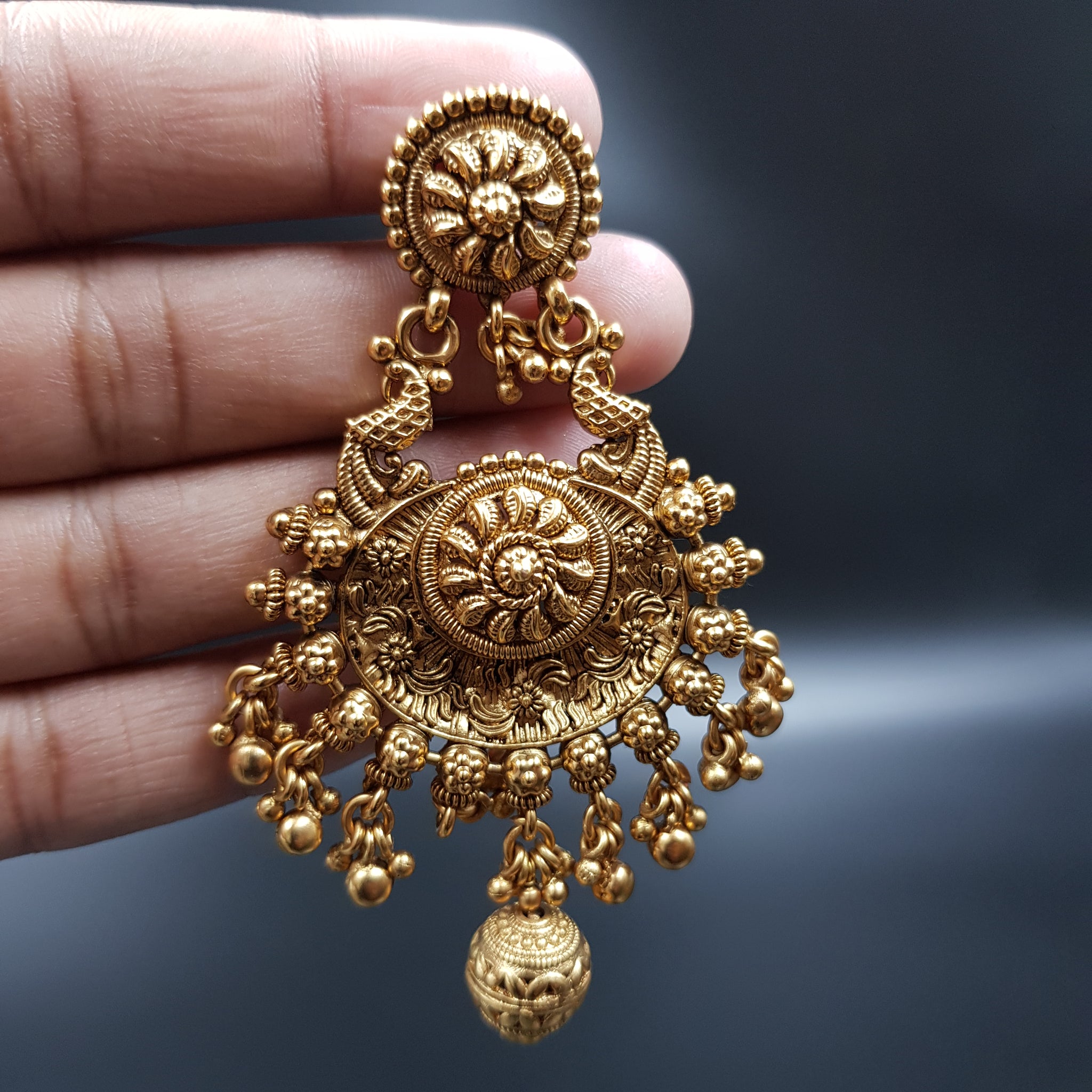 Chandbali Antique Earring 10272-28