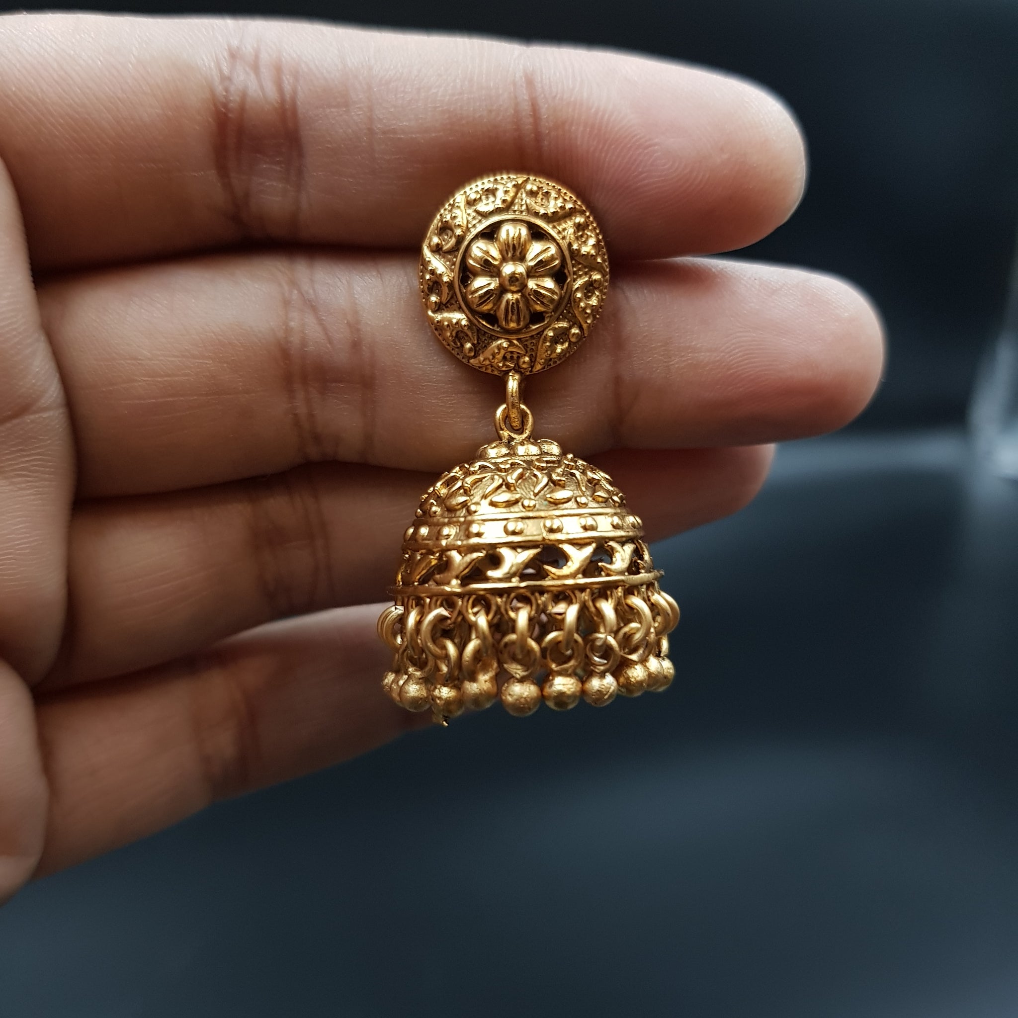 Jhumki Antique Earring 10290-28