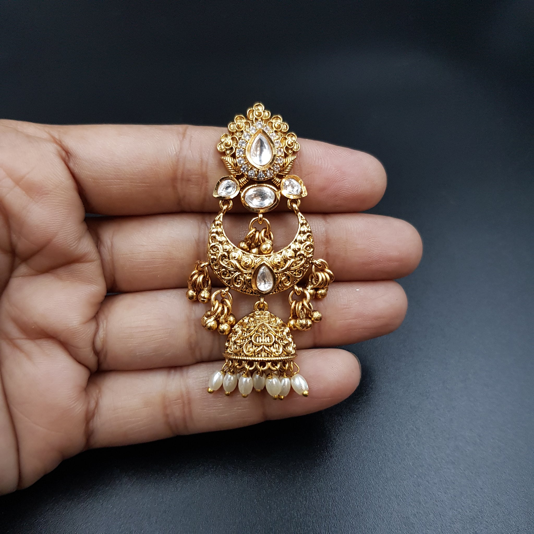 Jhumki Antique Earring 10271-28