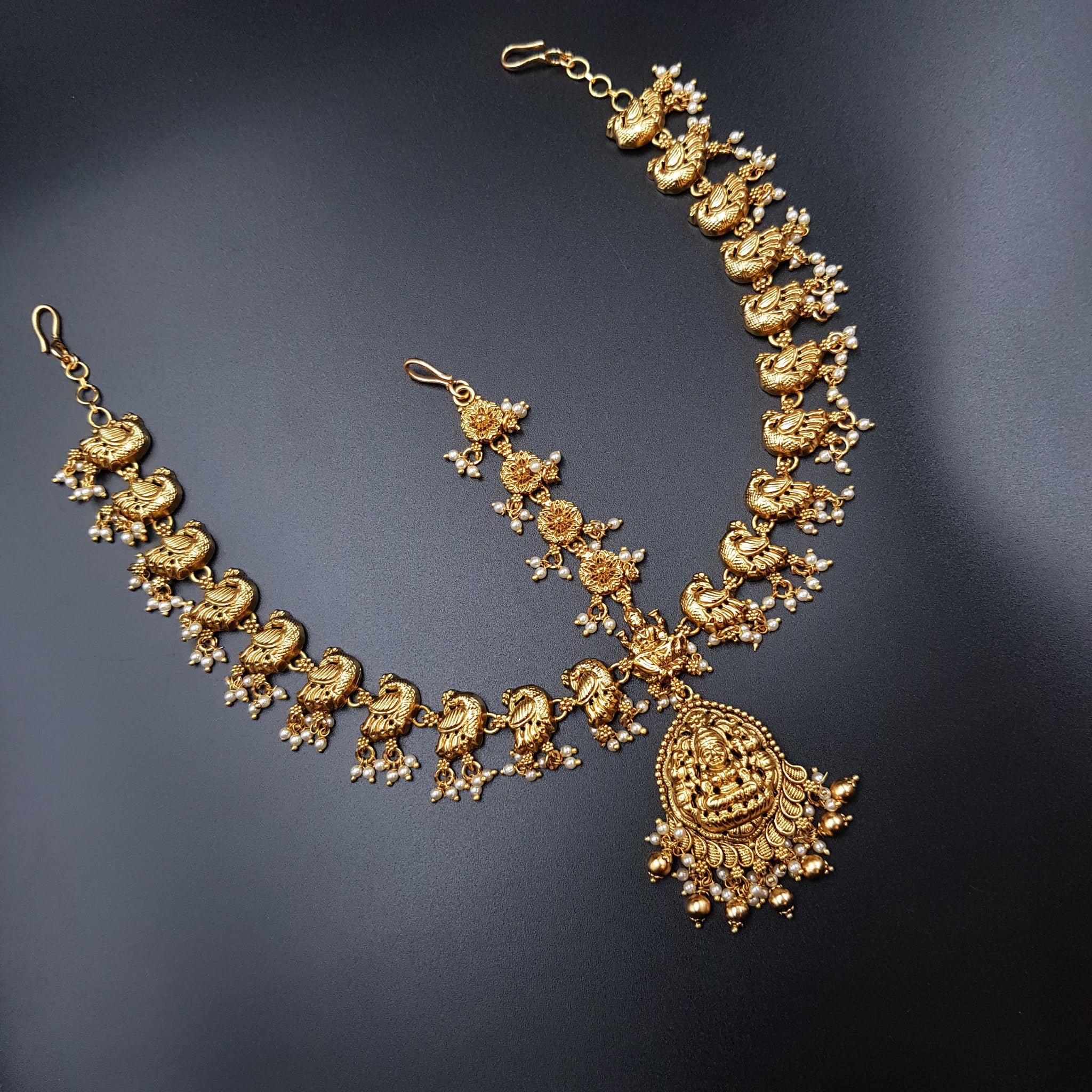 Antique Gold Mathapatti 10191-28