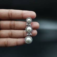 Round Neck Zircon/AD Necklace Set 10794-69