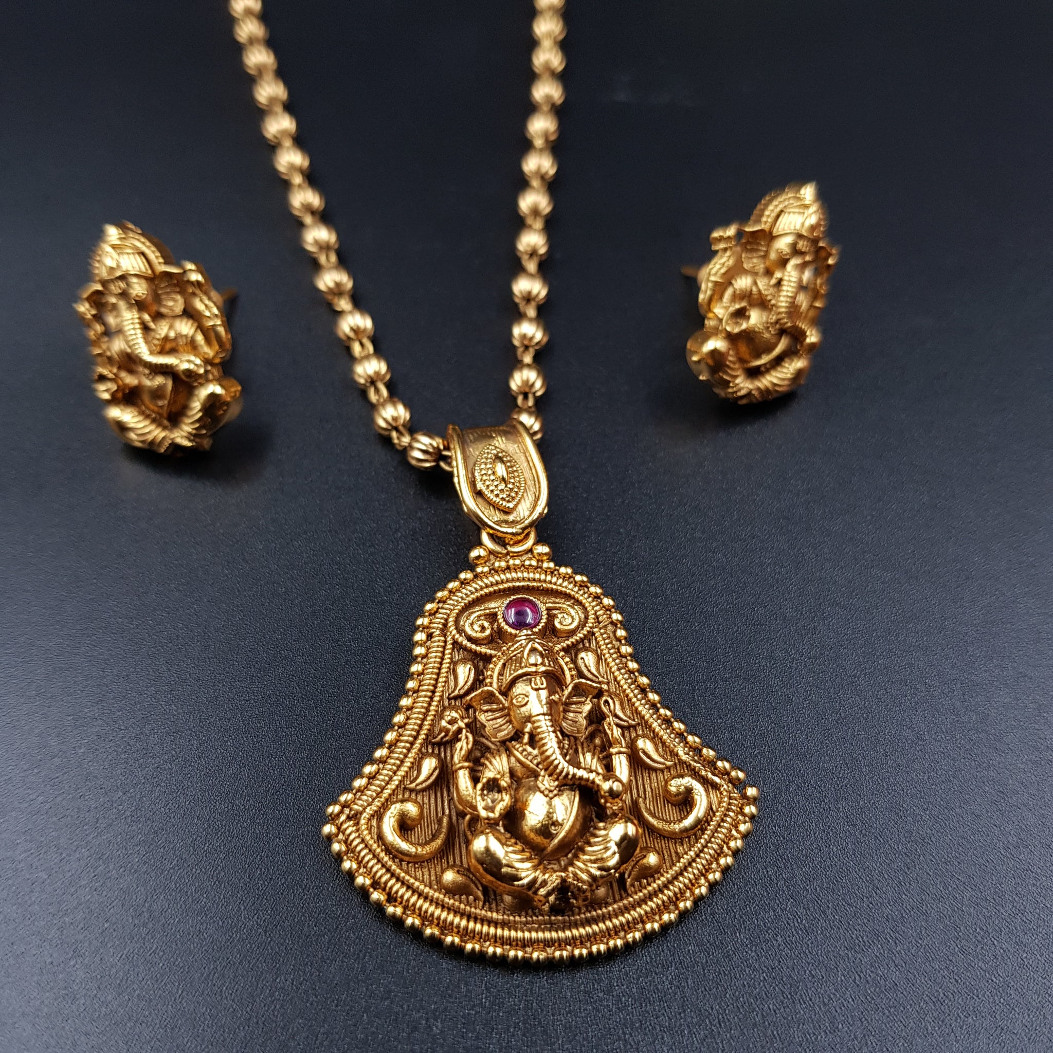 Light Temple Pendant Set 7002-1
