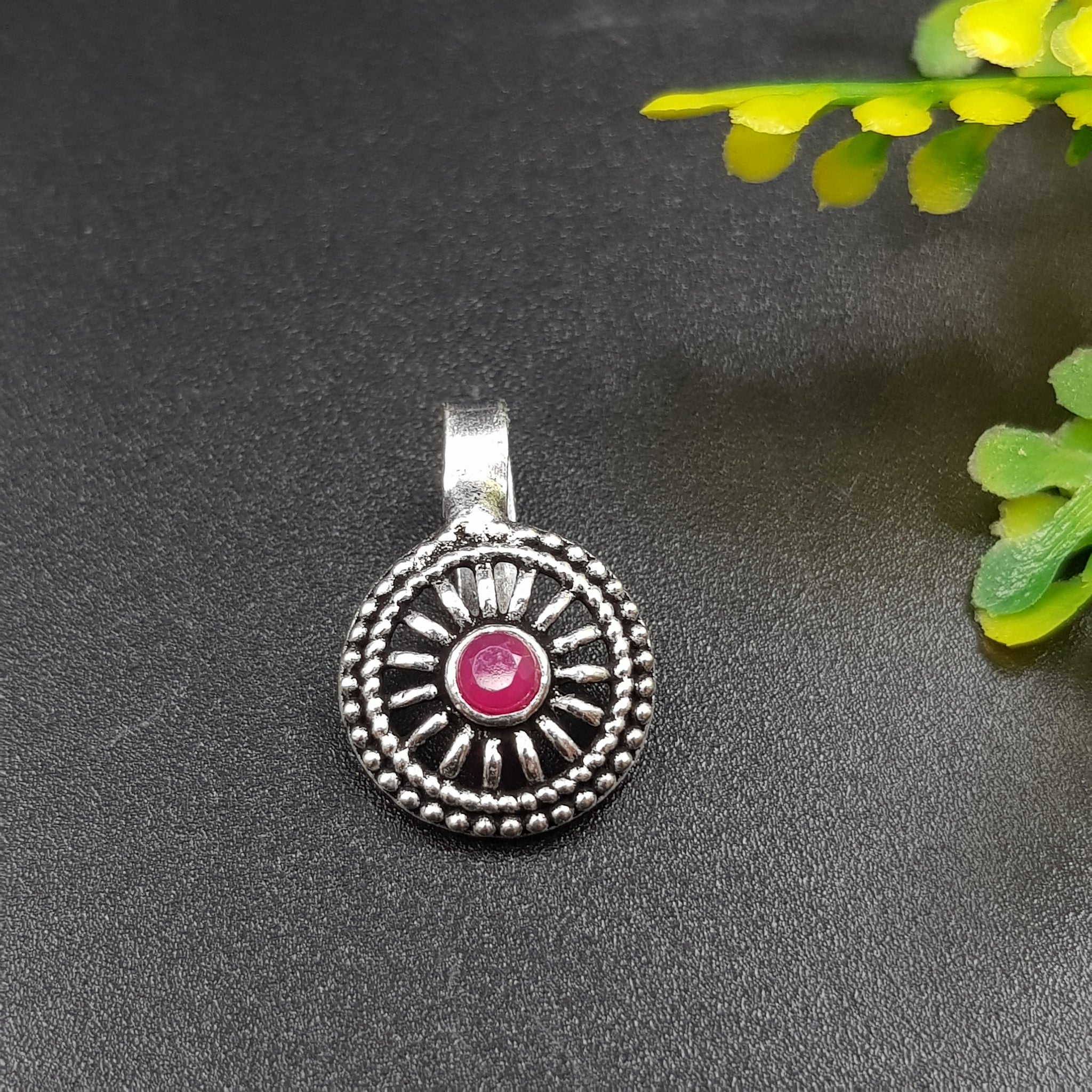 Silver Oxidized Nose Pin 9920-R