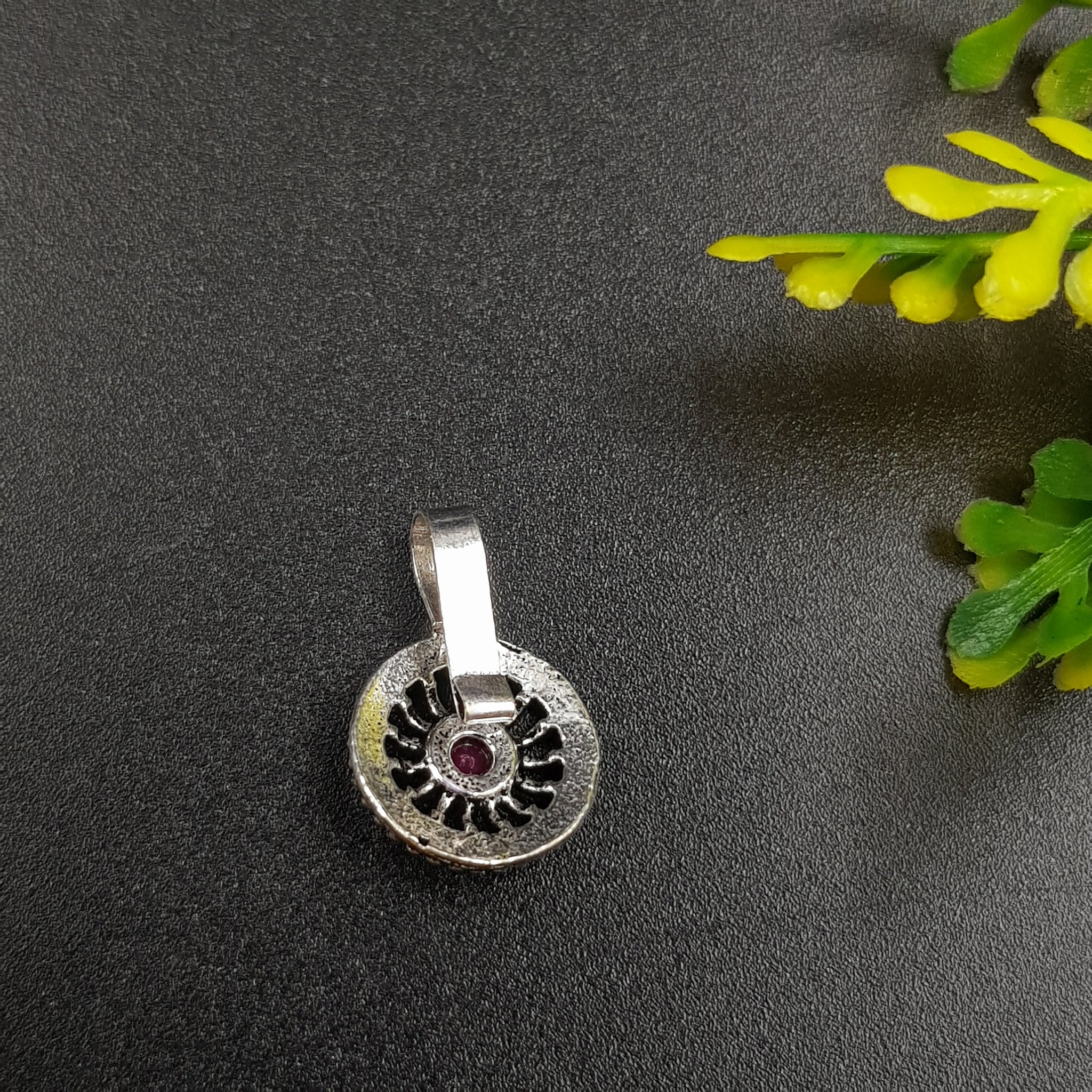 Silver Oxidized Nose Pin 9920-R
