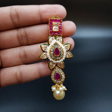 Long Neck Polki Necklace Set 7781-21