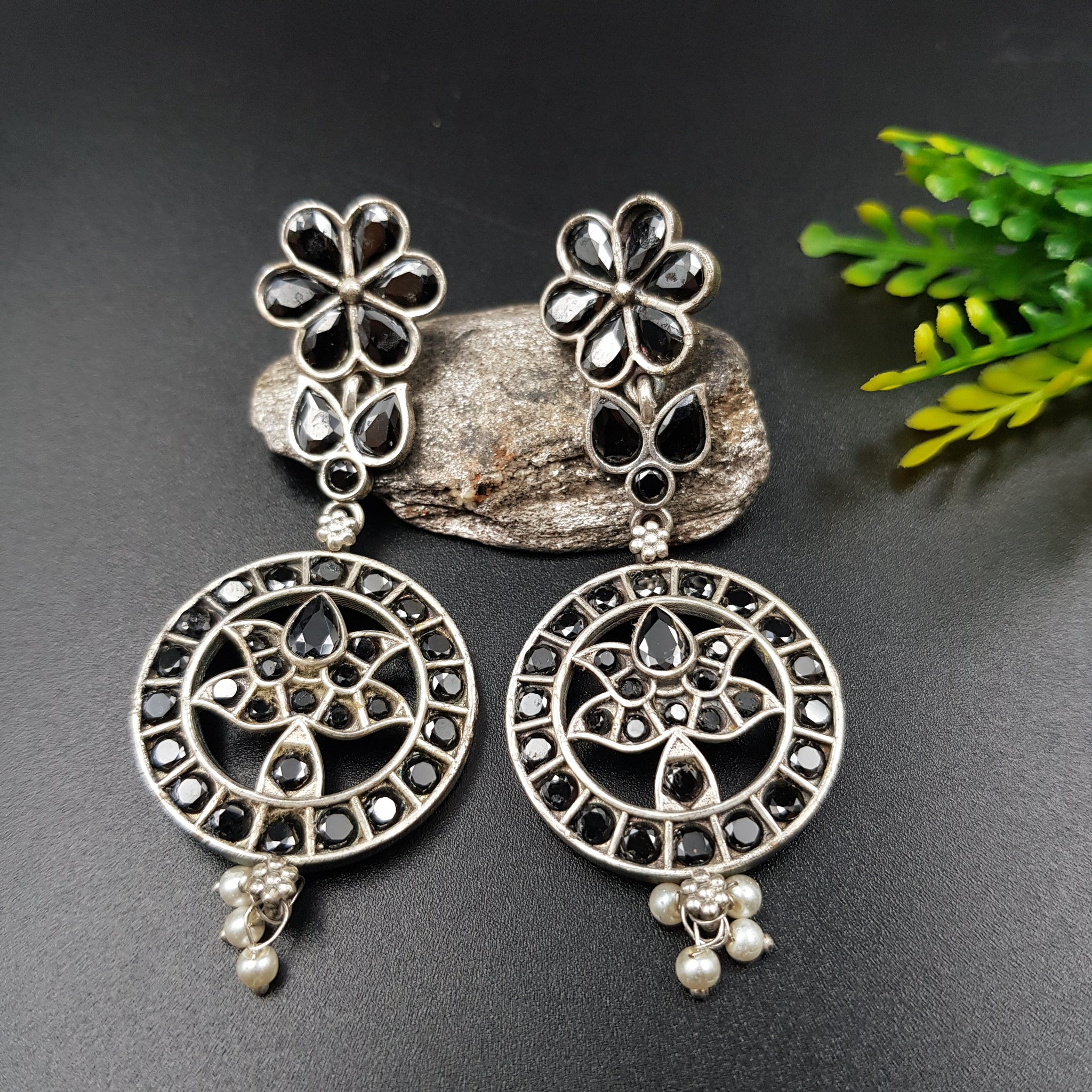 Oxidized Earring Light Earring 10946-59