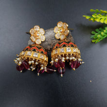 Ruby Zircon/AD Jhumki  1350-5415