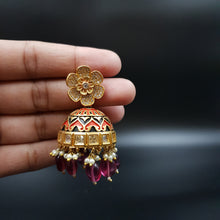 Ruby Zircon/AD Jhumki  1350-5415