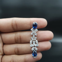 Round Neck Zircon/AD Necklace Set 10805-69