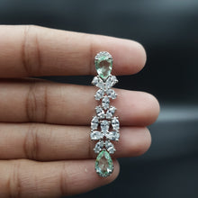 Round Neck Zircon/AD Necklace Set 10805-69