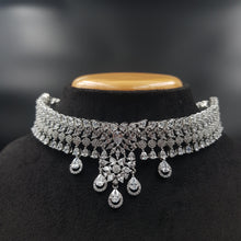 Choker Zircon/AD Necklace Set 10768-69