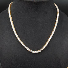 Round Neck Zircon/AD Necklace Set 9828-05