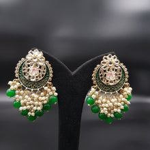 Meenakari Chandbali Fashion Earring 9876-R