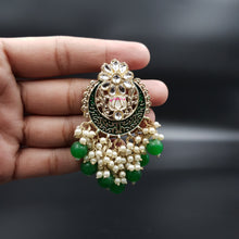 Meenakari Chandbali Fashion Earring 9876-R