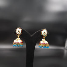 Meenakari Jhumki Fashion Earring 9907-R