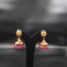Meenakari Jhumki Fashion Earring 9907-R