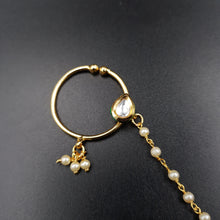 Paan Shape Kundan Stone Nath 10323-28