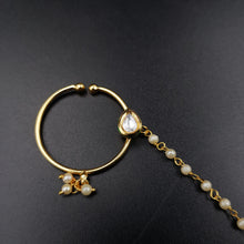 Paan Shape Kundan Stone Nath 10323-28