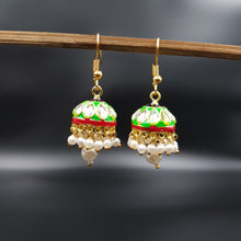 Meenakari Jhumki Fashion Earring 9899-R