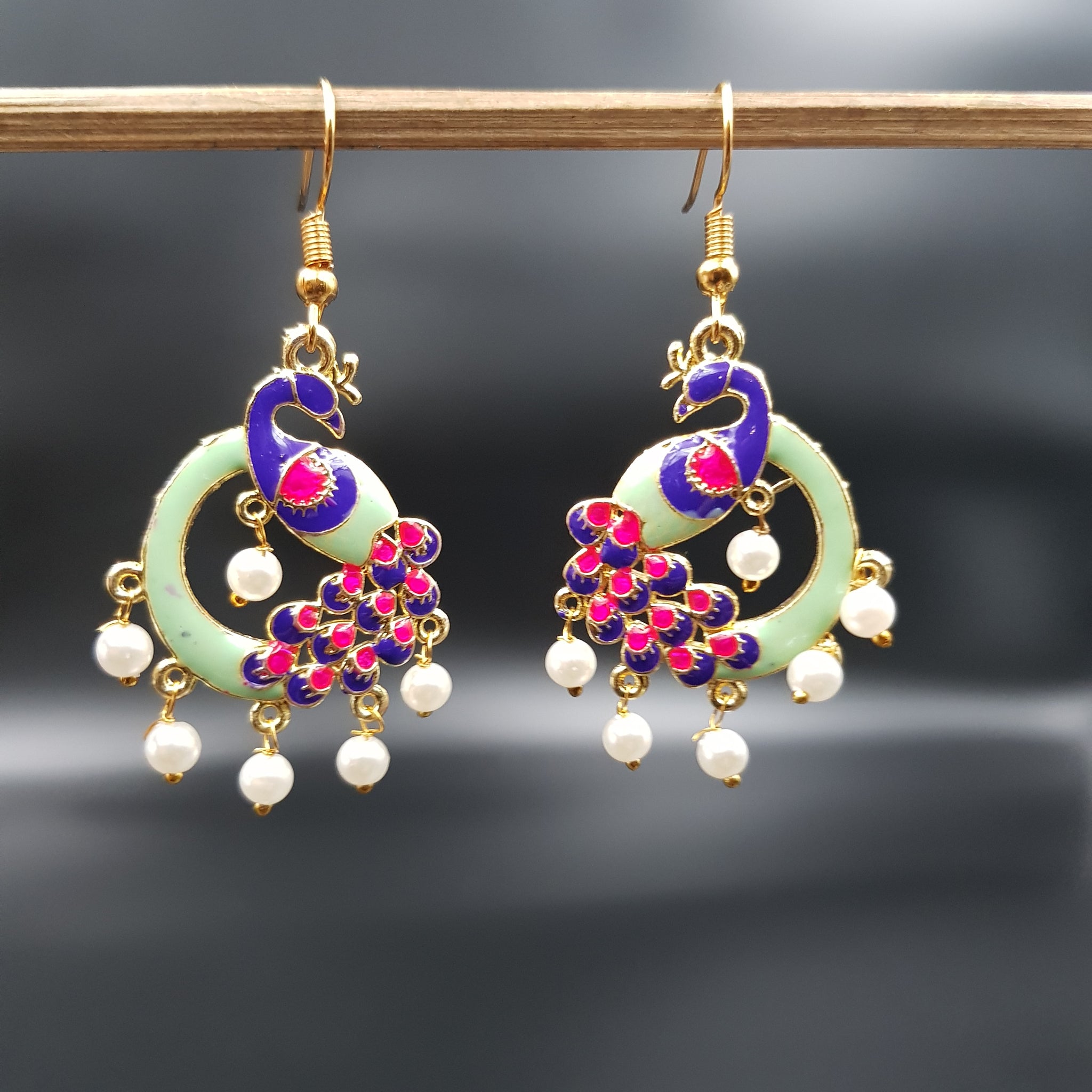 Meenakari Light Earring Fashion Earring 9906-R