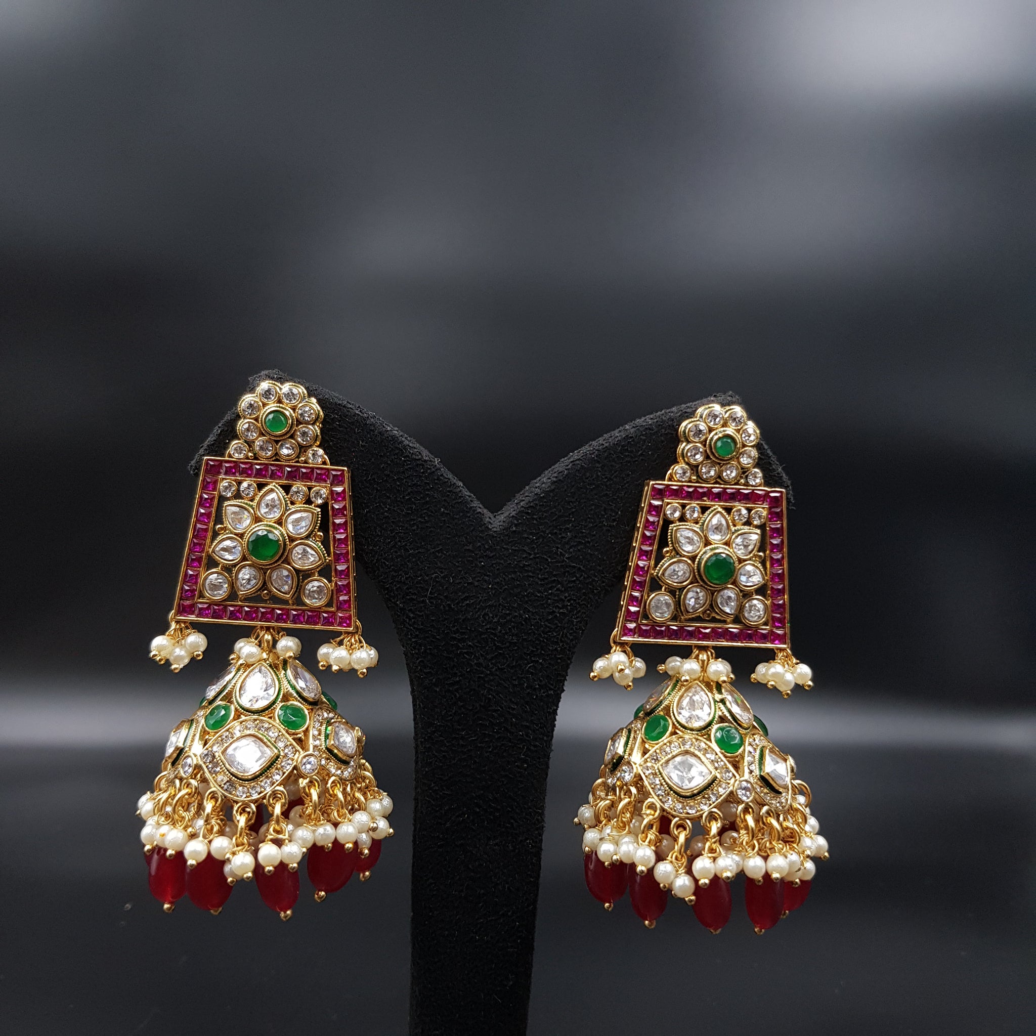Jhumki Polki Earring 11033-21