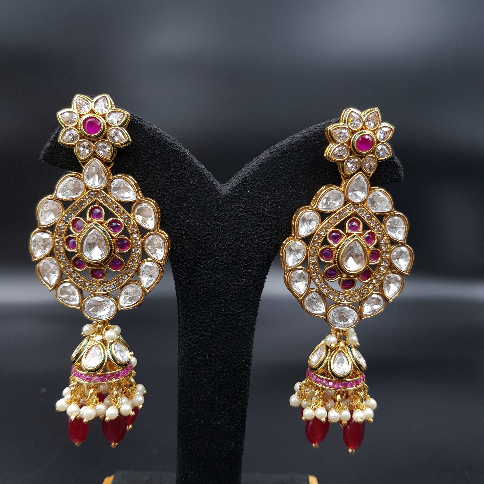 Jhumki Polki Earring 11083-21