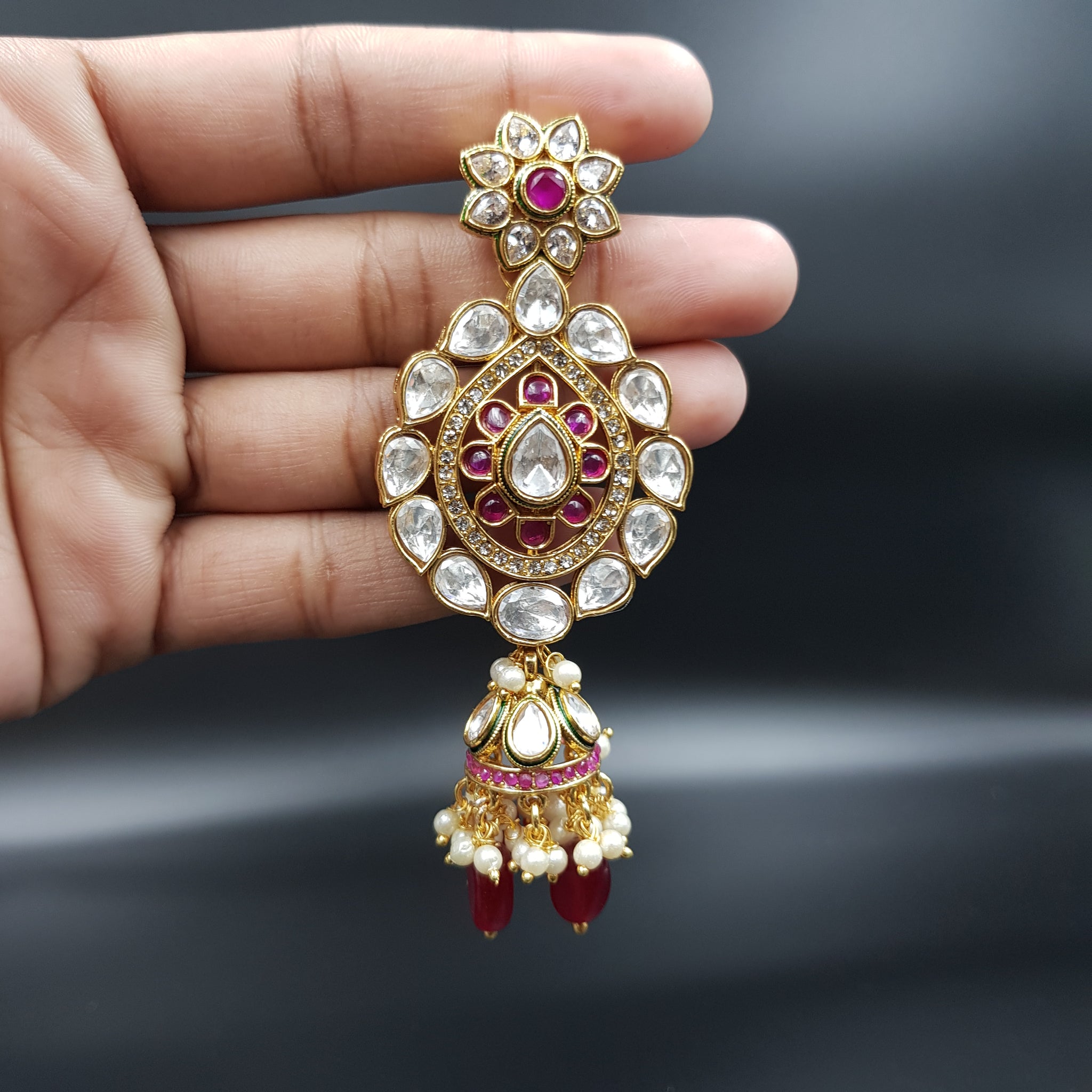 Jhumki Polki Earring 11083-21