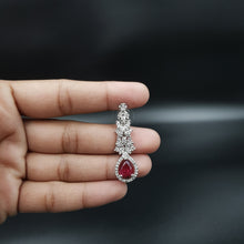 Round Neck Zircon/AD Necklace Set 9930-R