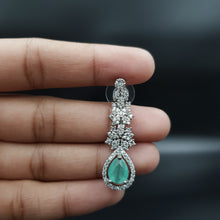 Round Neck Zircon/AD Necklace Set 9930-R