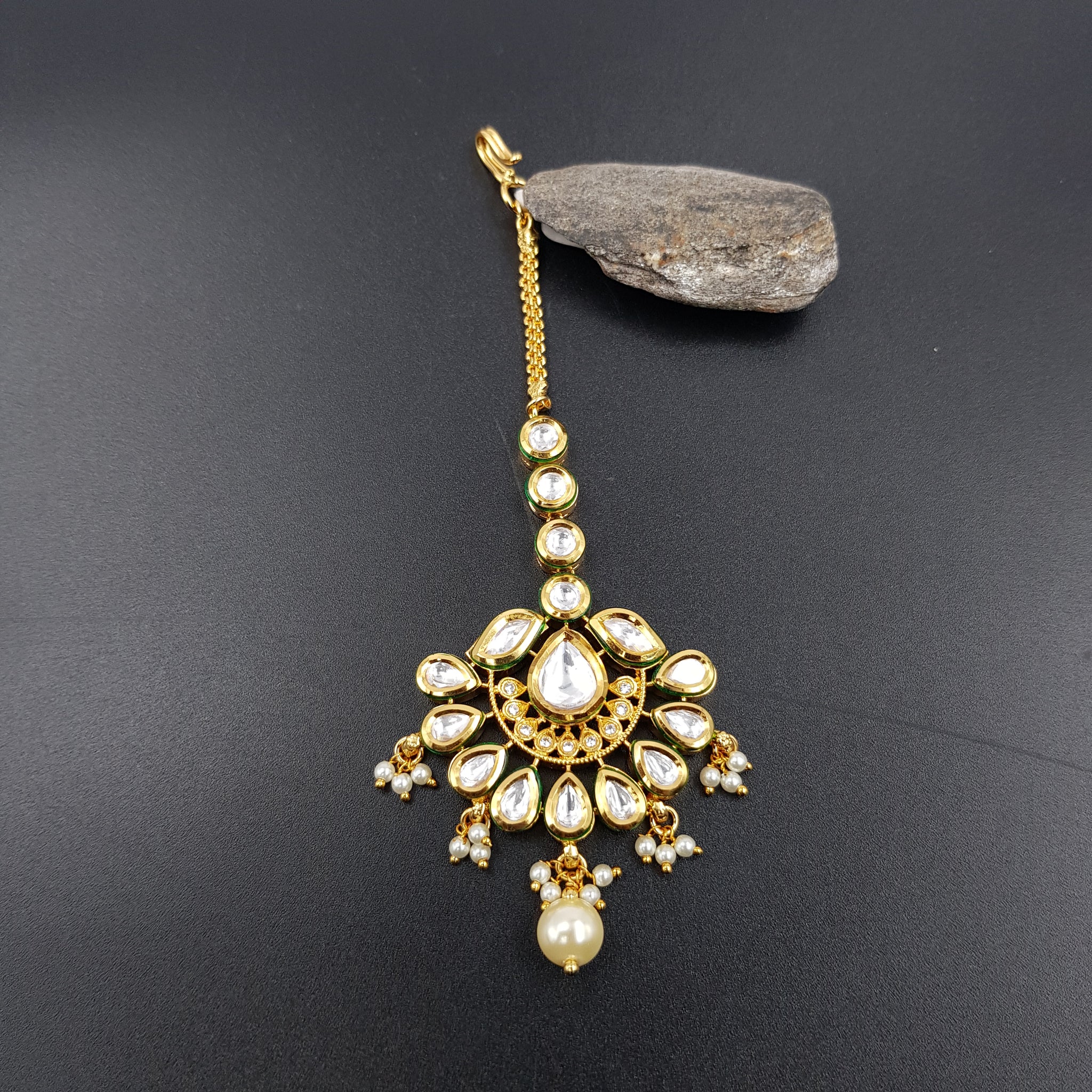 Kundan Maang Tikka 10341-28