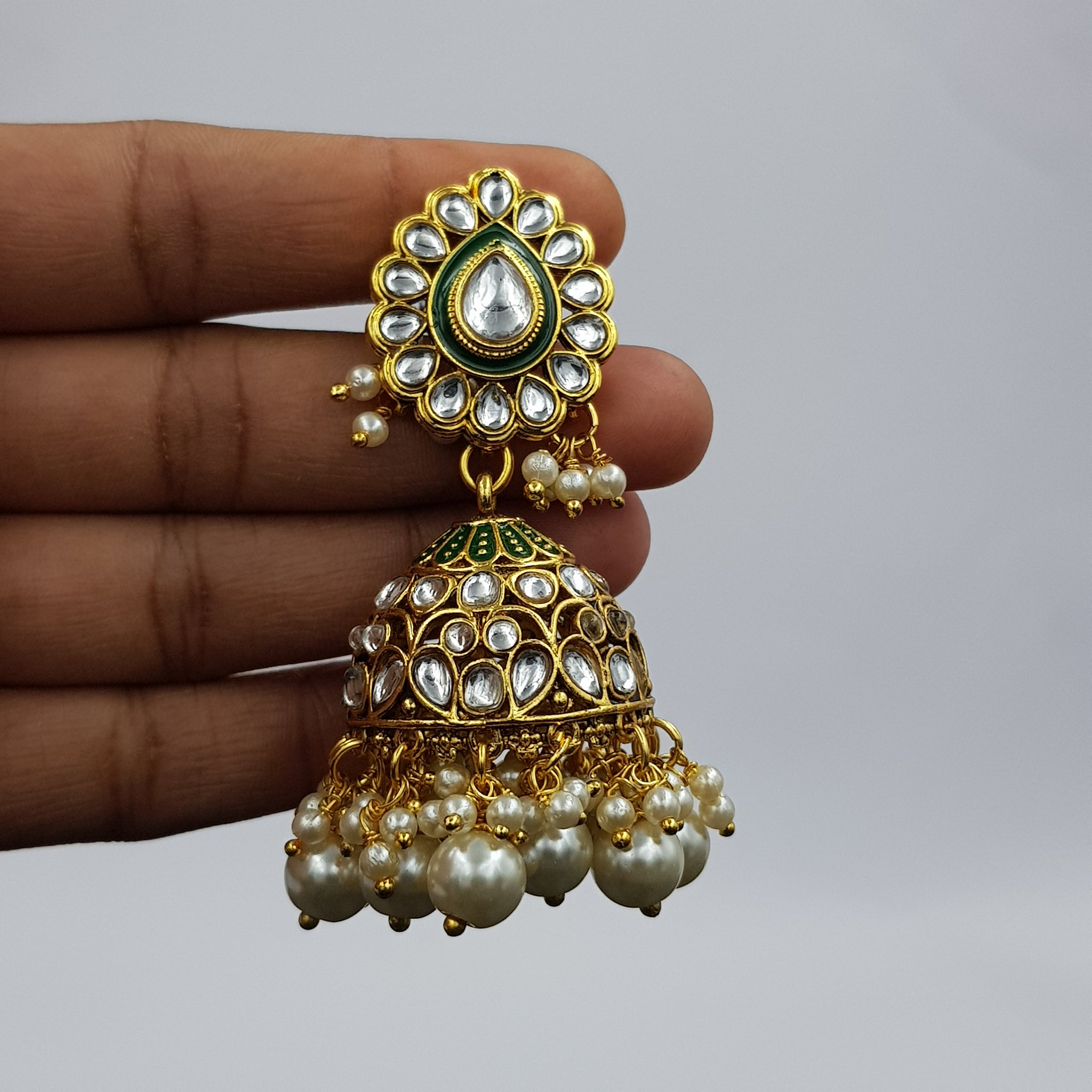 Jhumki Oxidized Earring 11274-28