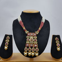 Medium Size Polki Pendant Set 10975-21