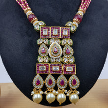 Medium Size Polki Pendant Set 10975-21