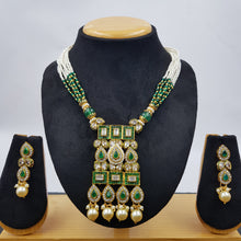 Medium Size Polki Pendant Set 10975-21