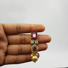 Medium Size Polki Pendant Set 10974-21