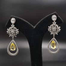 Silver Polish Zircon/AD Earring 6752-69