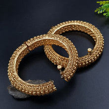 Antique Gold Finish Bangles/Kada 10205-28