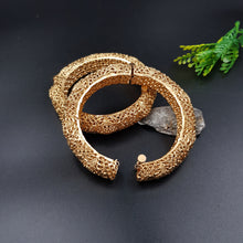 Antique Gold Finish Bangles/Kada 10211-28
