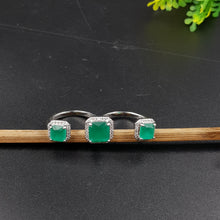 Zircon/AD Double Finger Ring 10542-28