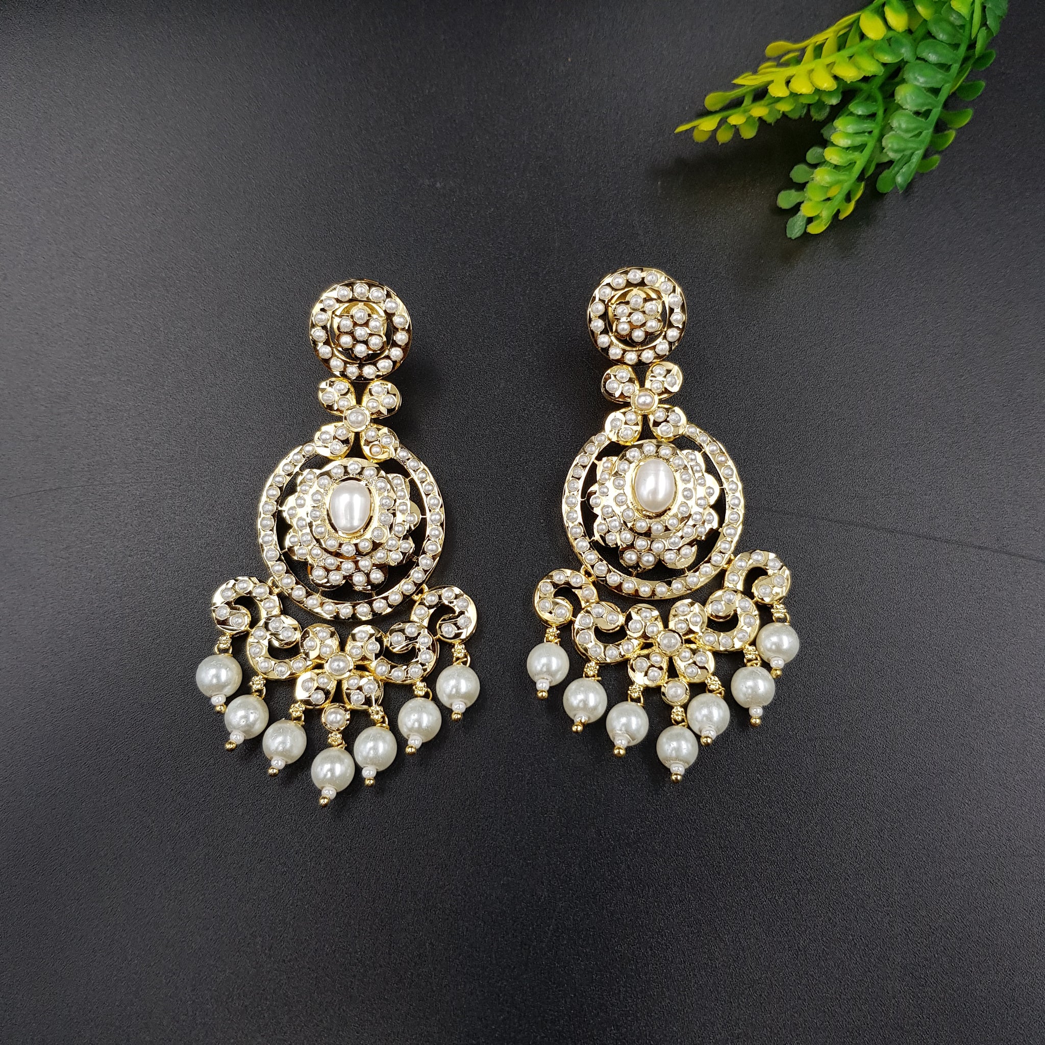 Danglers Jadau Earring 11357-48