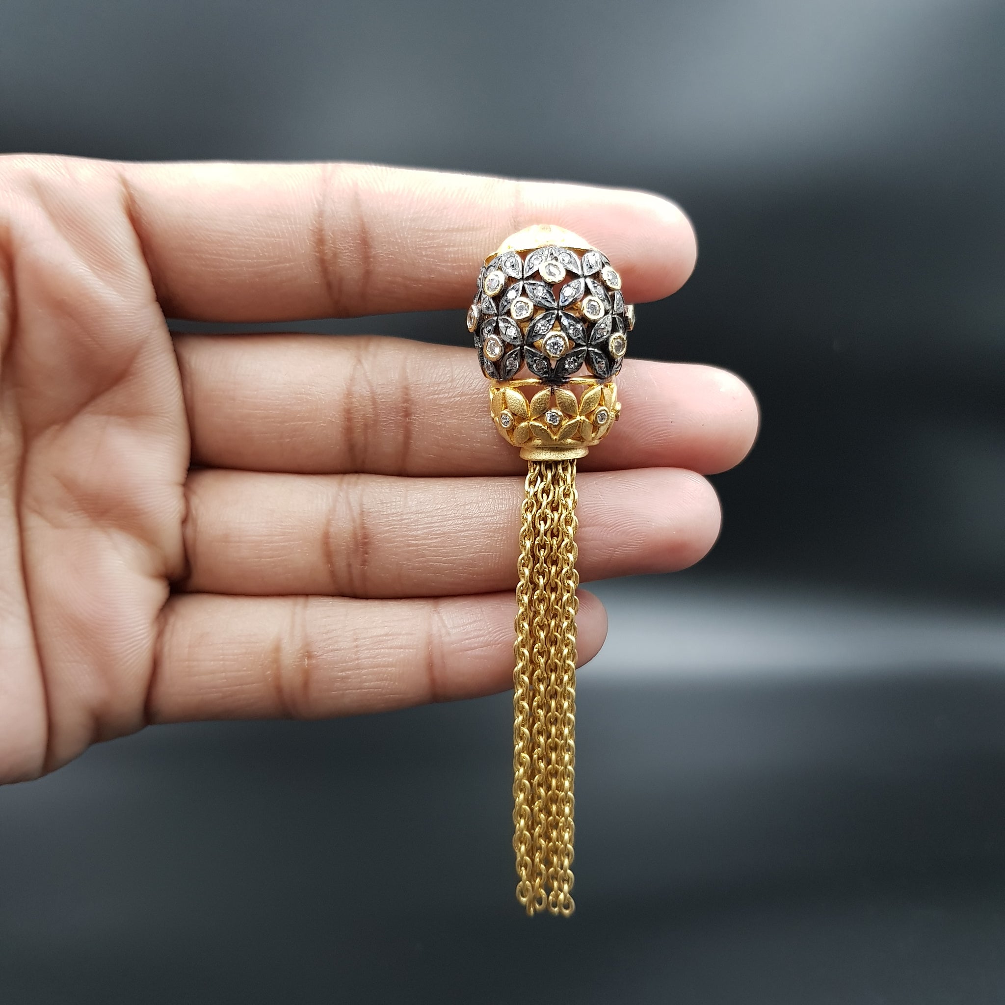 Danglers Gold Look Earring 11398