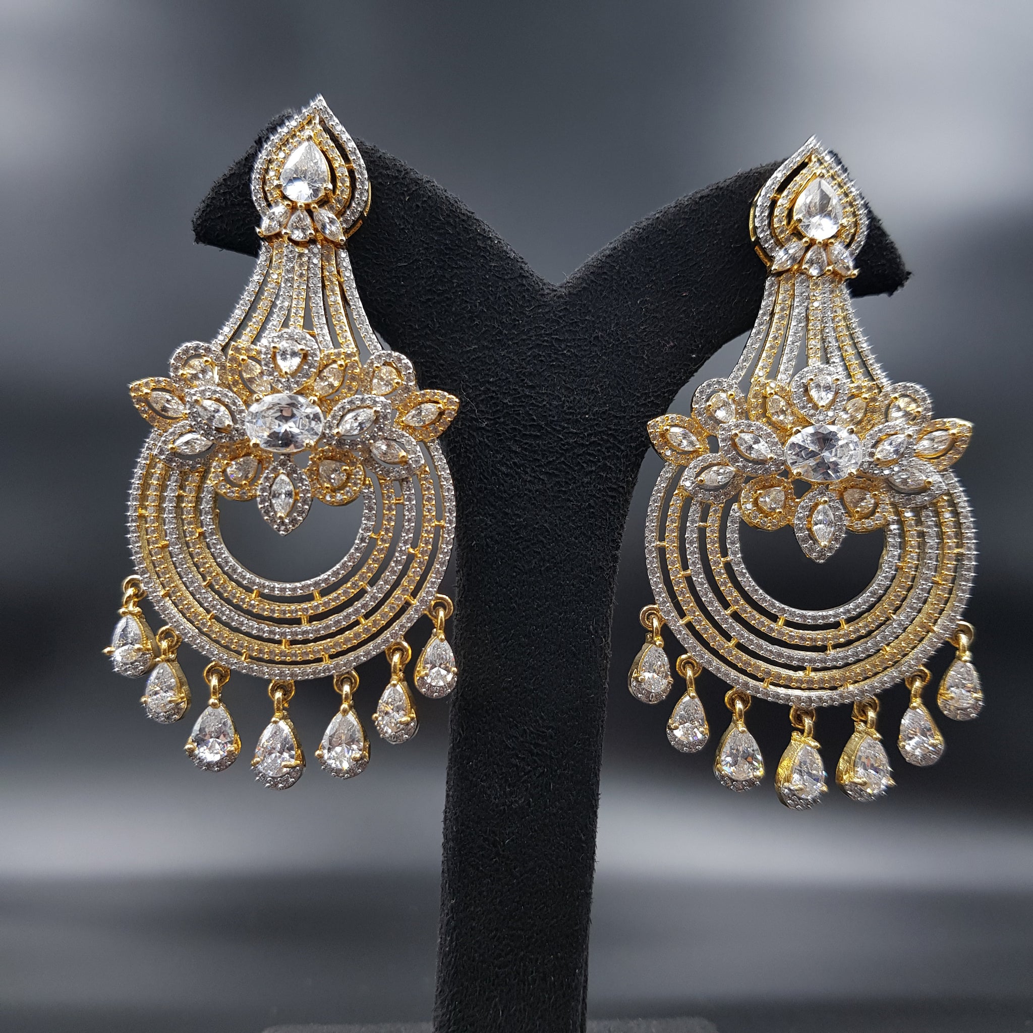 Danglers Zircon/AD Earring 11395