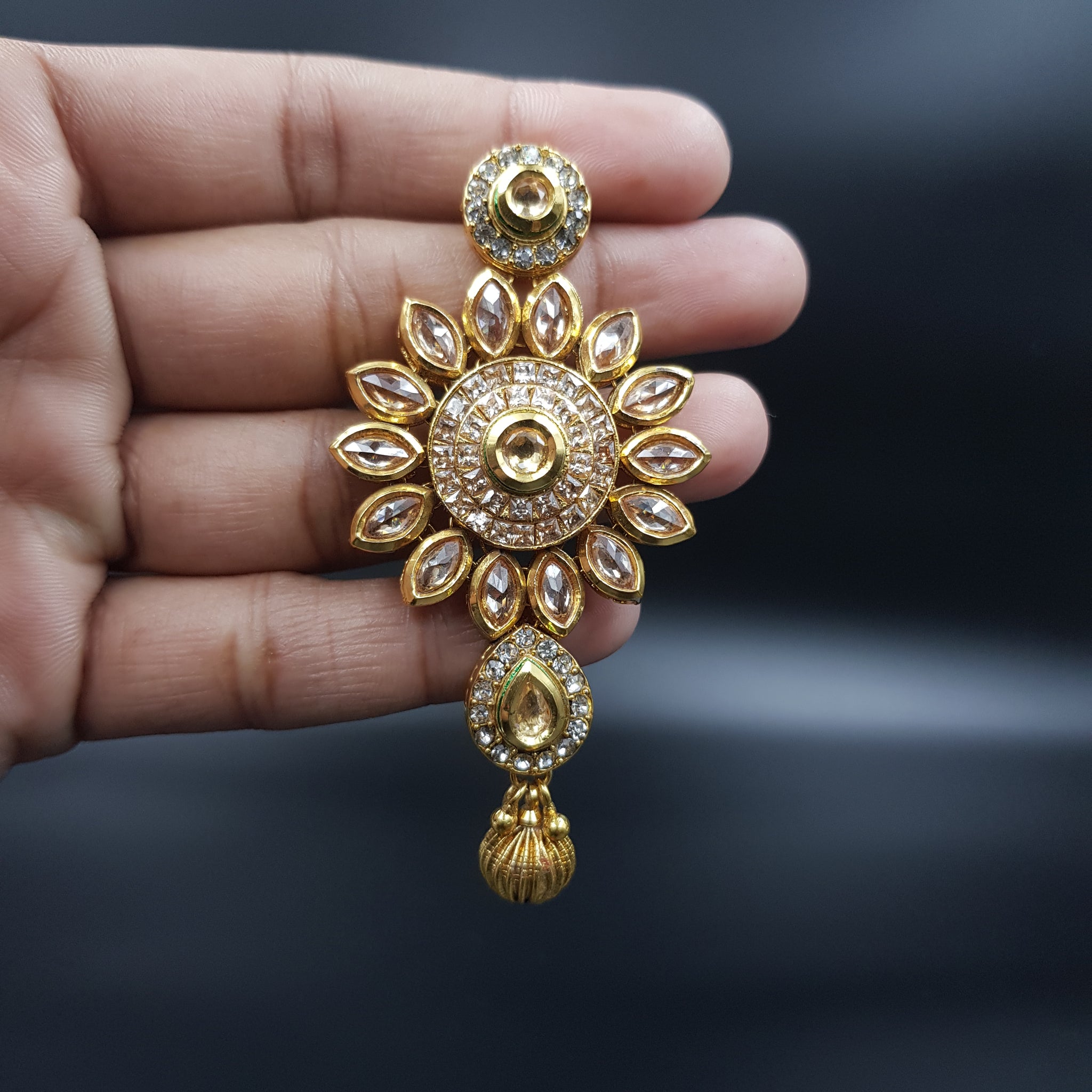 Danglers Gold Look Earring 11400
