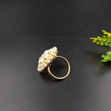 Pearl Jadau Ring 11369-48